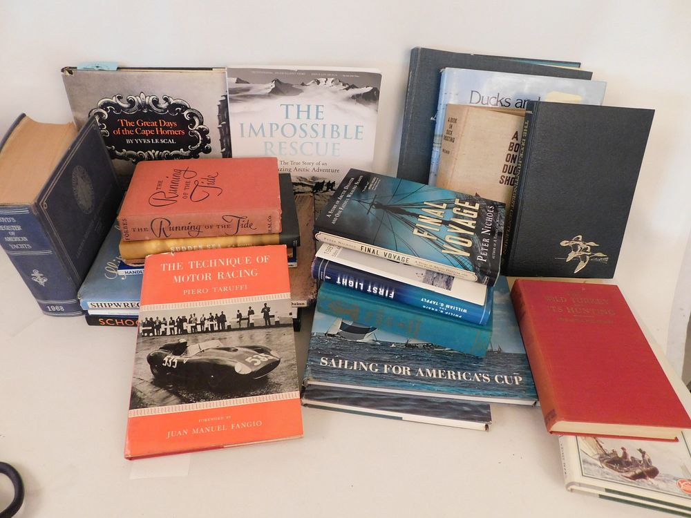 Appraisal: NAUTICAL HUNTING RELATED BOOKS Lot of approx books all related