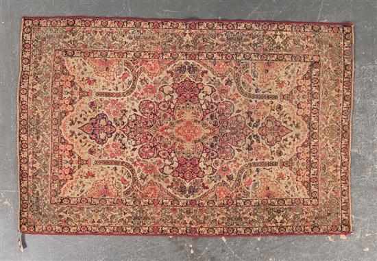 Appraisal: Antique Lavar Kerman rug Persia circa x Estimate - Slight