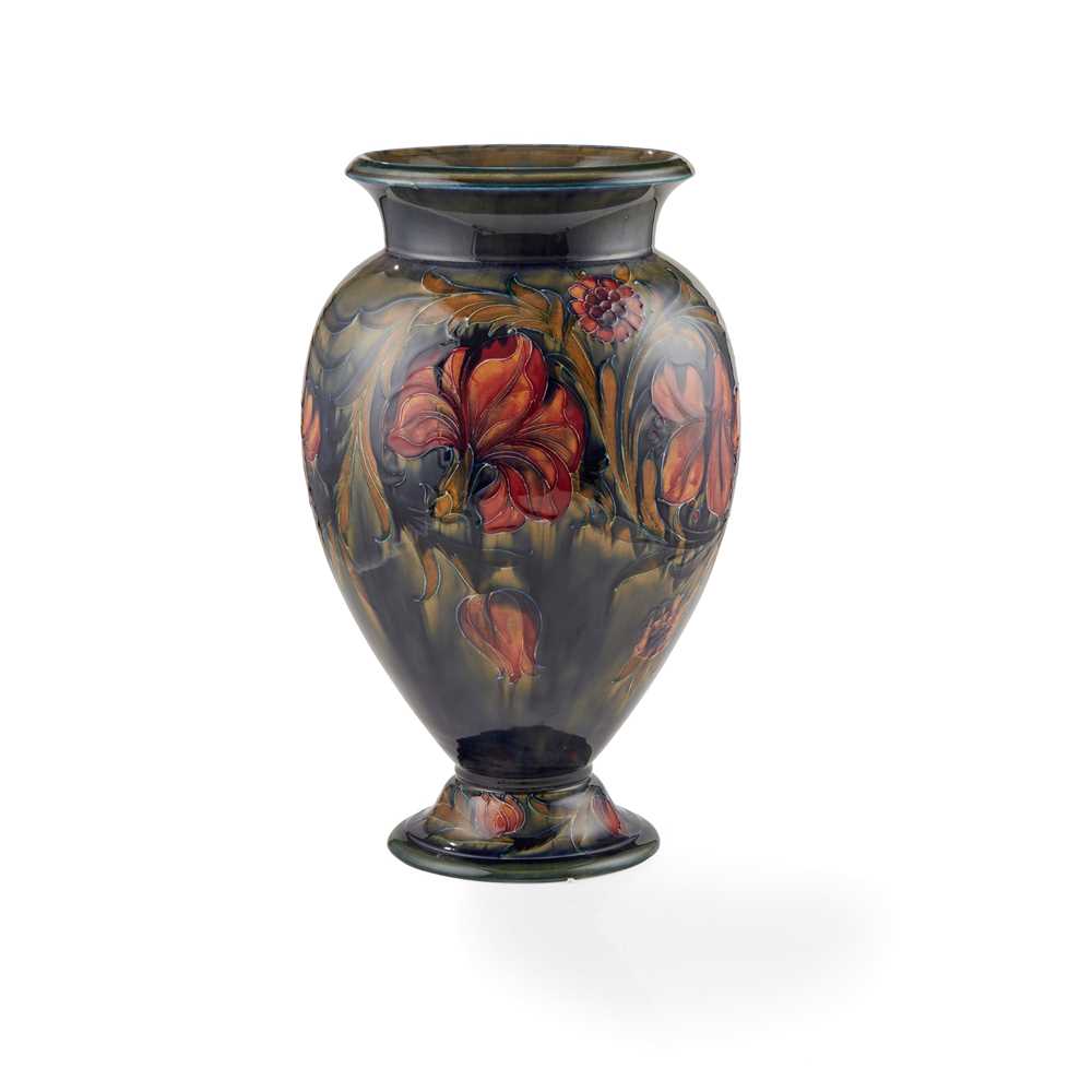 Appraisal: WILLIAM MOORCROFT - FOR MOORCROFT POTTERY SPANISH PATTERN VASE CIRCA