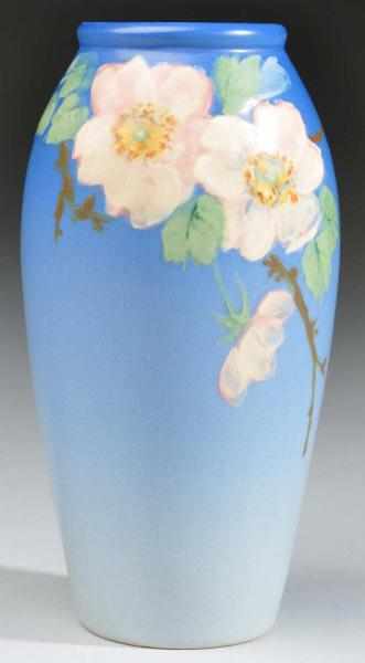 Appraisal: Weller Hudson Vase Description Beautifully hand decorated by Dorothy England