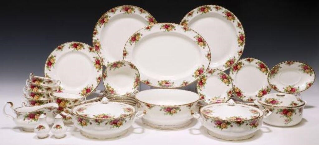 Appraisal: lot of Royal Albert bone china dinner service in the