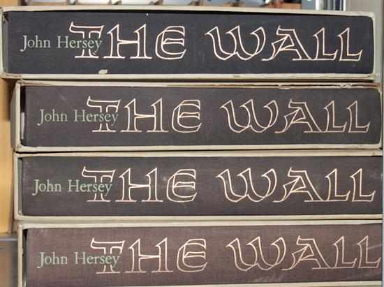 Appraisal: Books Fine Press Four copies John Hersey ''The Wall ''