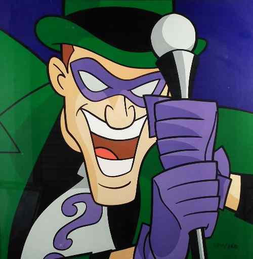 Appraisal: Warner Brothers - Limited edition coloured print - ''The Riddler''