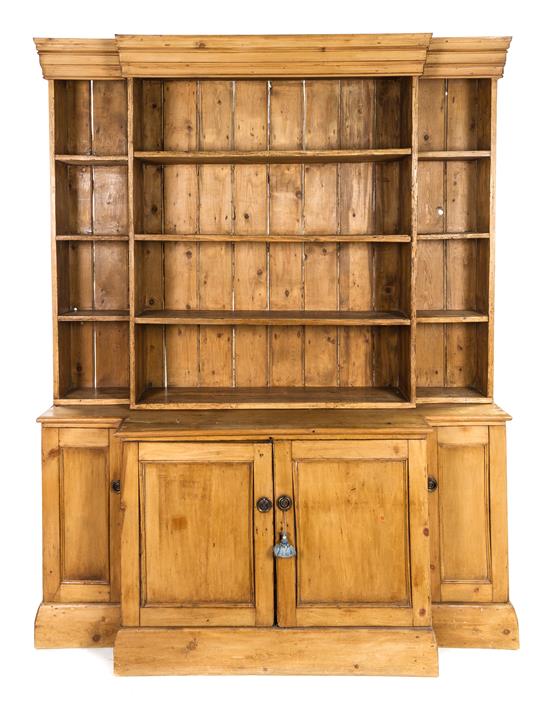 Appraisal: Sale Lot An American Pine Welsh Dresser th century of