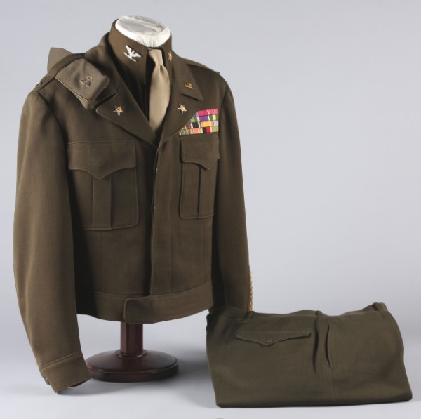 Appraisal: Unidentified SHAEF Colonel's uniform including Ike jacket pants and overseas