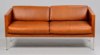 Appraisal: Probber Architectural Series Love Seat Mid-century modern Harvey Probber Architectural