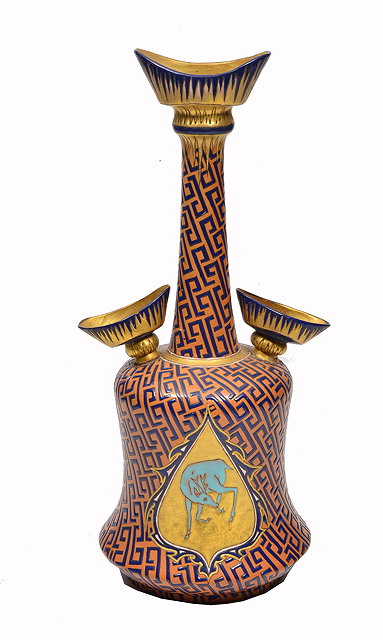 Appraisal: A LATE TH CENTURY ART POTTERY VASE by Clement Massier