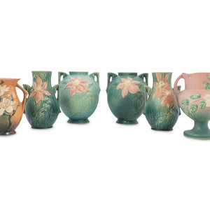 Appraisal: Seventeen Roseville Pottery Articles First Half th Century of various