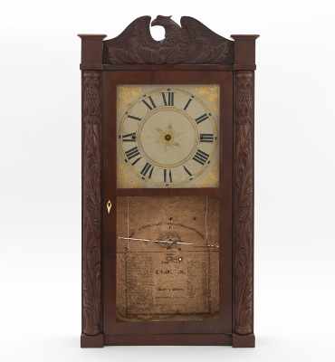 Appraisal: A Rodney Brace Shelf Clock with Torrington Movement ca 's