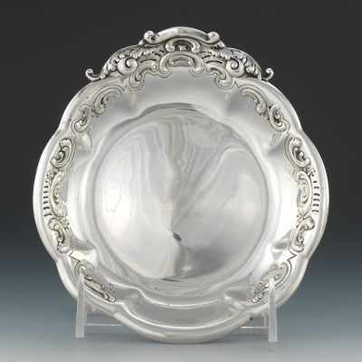 Appraisal: Tiffany Co Sterling Bon-Bon Dish Tiffany Co sterling silver bon