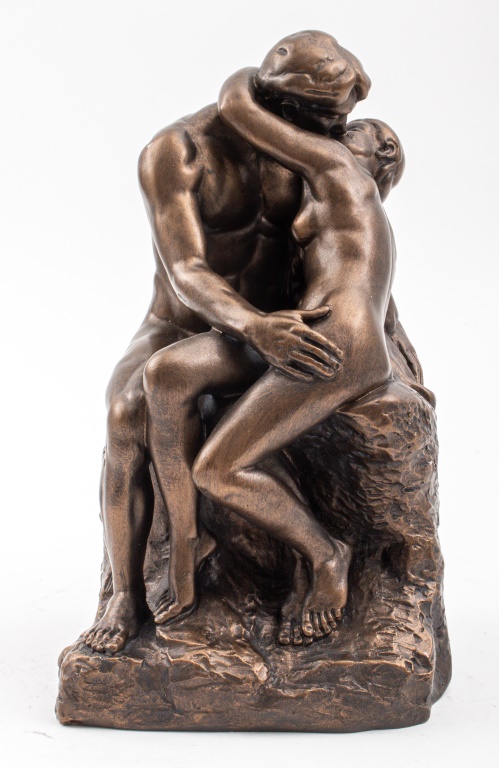 Appraisal: AFTER AUGUSTE RODIN THE KISS SCULPTURE Le Baiser - The