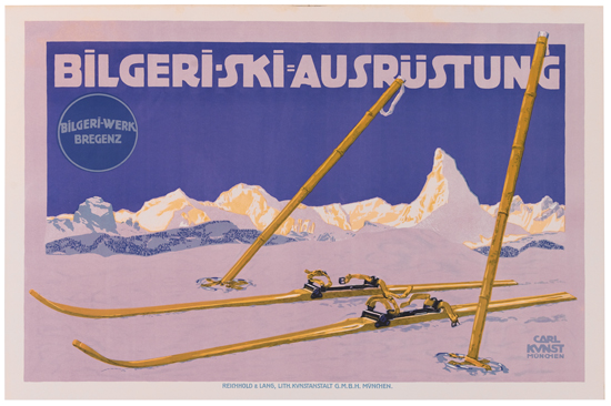 Appraisal: CARL KUNST - BILGERI-SKI AUSTR STUNG Circa x inches x