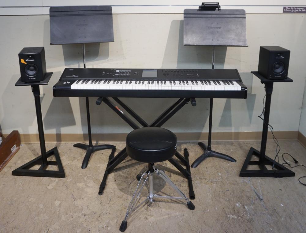 Appraisal: KORG MUSIC STATION M- -KEY ELECTRIC PIANO WITH TWO MUSIC