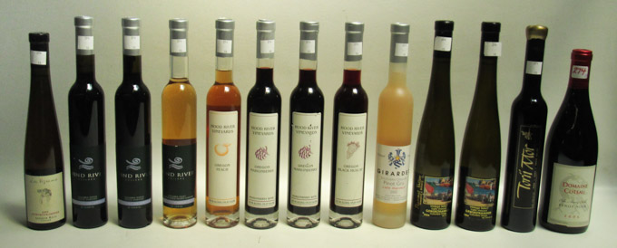 Appraisal: THIRTEEN BOTTLES OF VINTAGE OREGON WASHINGTON WINE half-size ml and