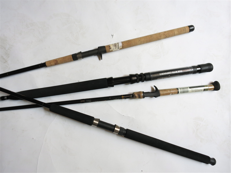 Appraisal: FOUR FISHING RODS Fenwick Elite Tech model ECC MH-MF '