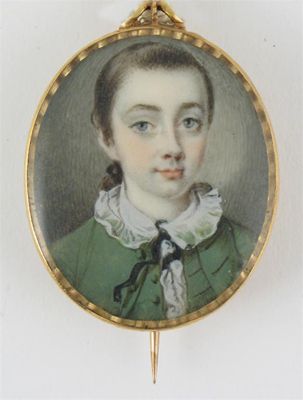 Appraisal: English School late th Century Portrait of a boy in