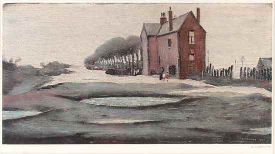 Appraisal: L S Lowry - after Lonely House offset lithograph printed