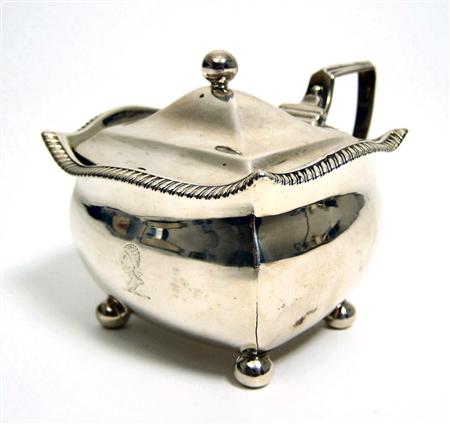 Appraisal: A George III mustard pot A G Burrow II London