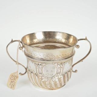 Appraisal: George I sterling silver two London c maker's mark poss