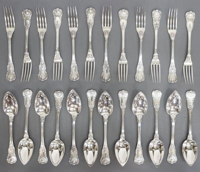 Appraisal: lot of French silver flatware Pierre Francois Queille Paris -