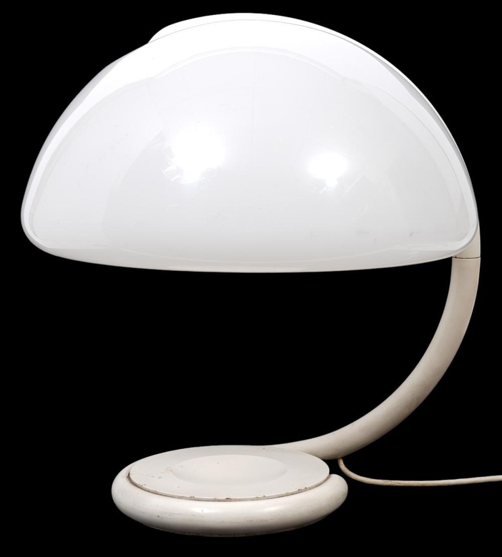 Appraisal: ELIO MARTINELLI TABLE LAMPElio Martinelli Italian - White desk lamp