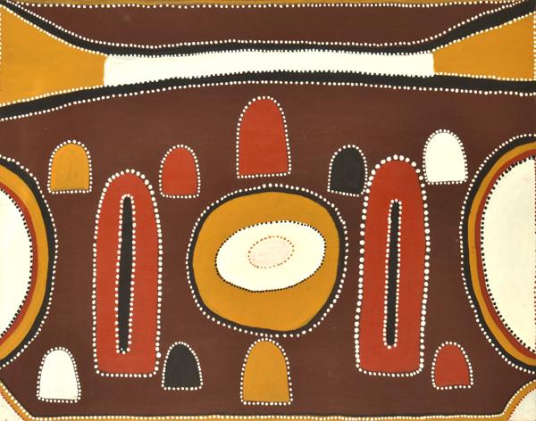 Appraisal: MABEL JULI BORN Dreamtime from Rainbow Springvale Station natural earth