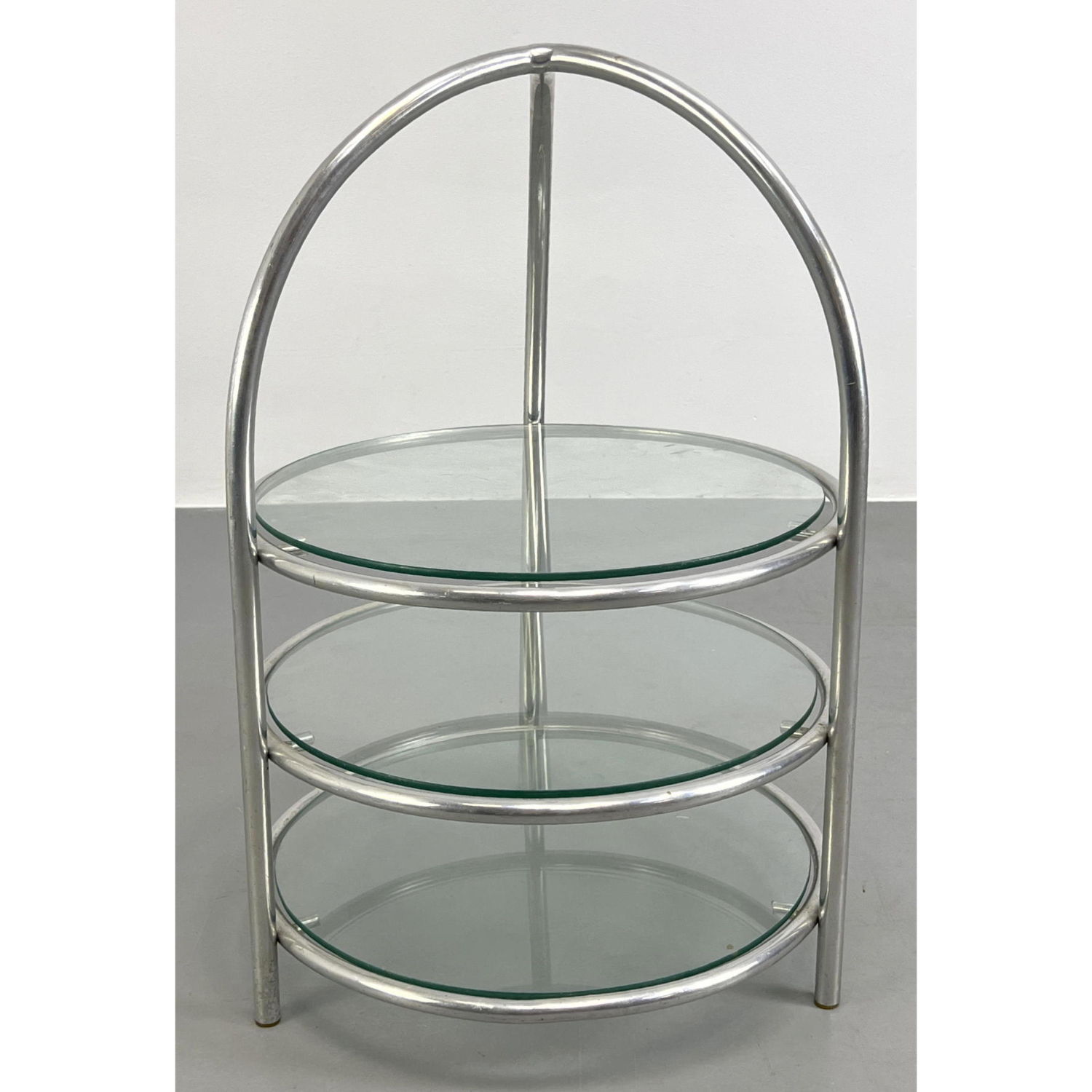 Appraisal: Quality Three Tier table Stand with three Leg Arched Top