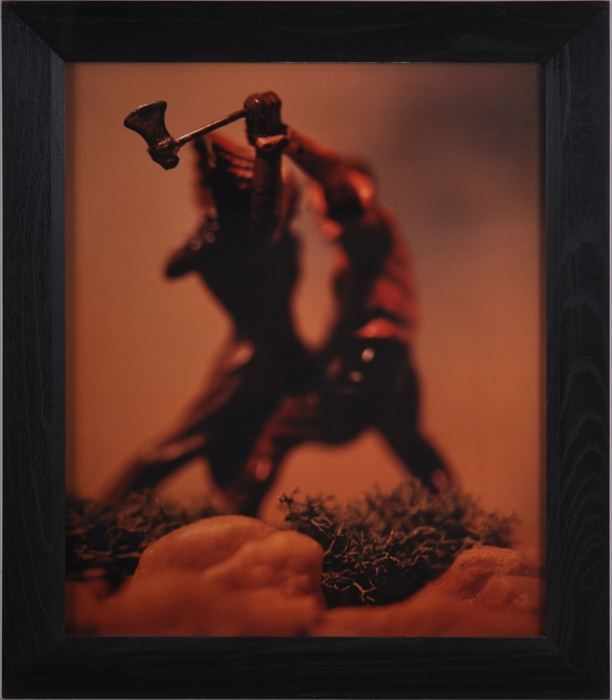 Appraisal: DAVID LEVINTHAL b FIRE TRAILS WEST SERIES Polaroid print x