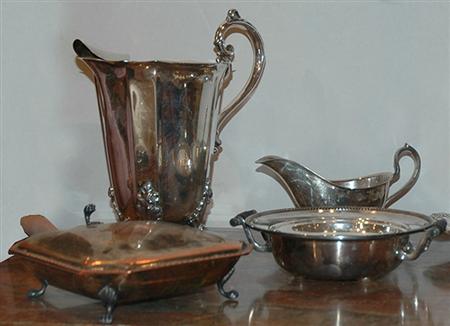 Appraisal: Miscellaneous Group of Silver Plated Table Articles Estimate -