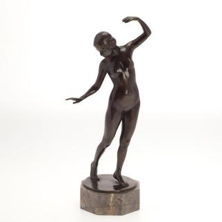 Appraisal: Marta Freystadt bronze sculpture Marta Freystadt bronze sculpture Marta Freystadt