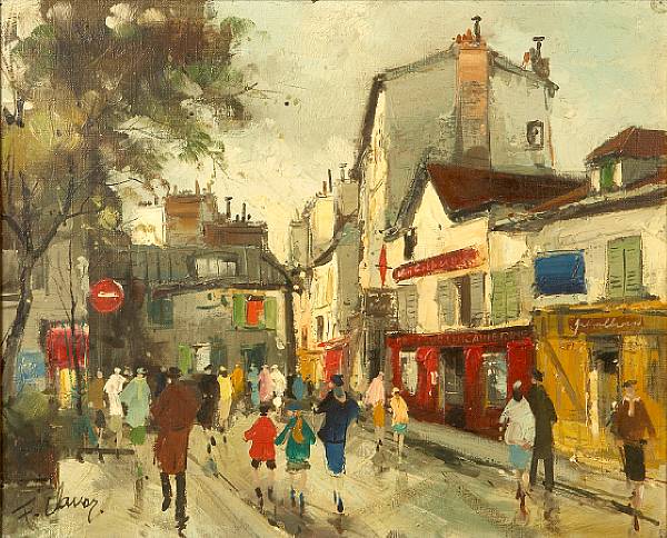 Appraisal: Francois Claver French born Paris Le Pont Neuf Place du