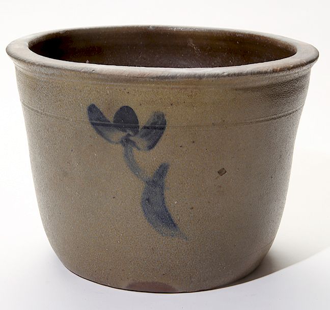 Appraisal: Charles Decker Cobalt Glaze Pot Exclusive on Bidsquare Decker Cobalt