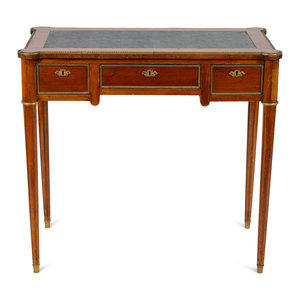 Appraisal: A Louis XVI Style Ladies Walnut Writing Desk ATTRIBUTED TO