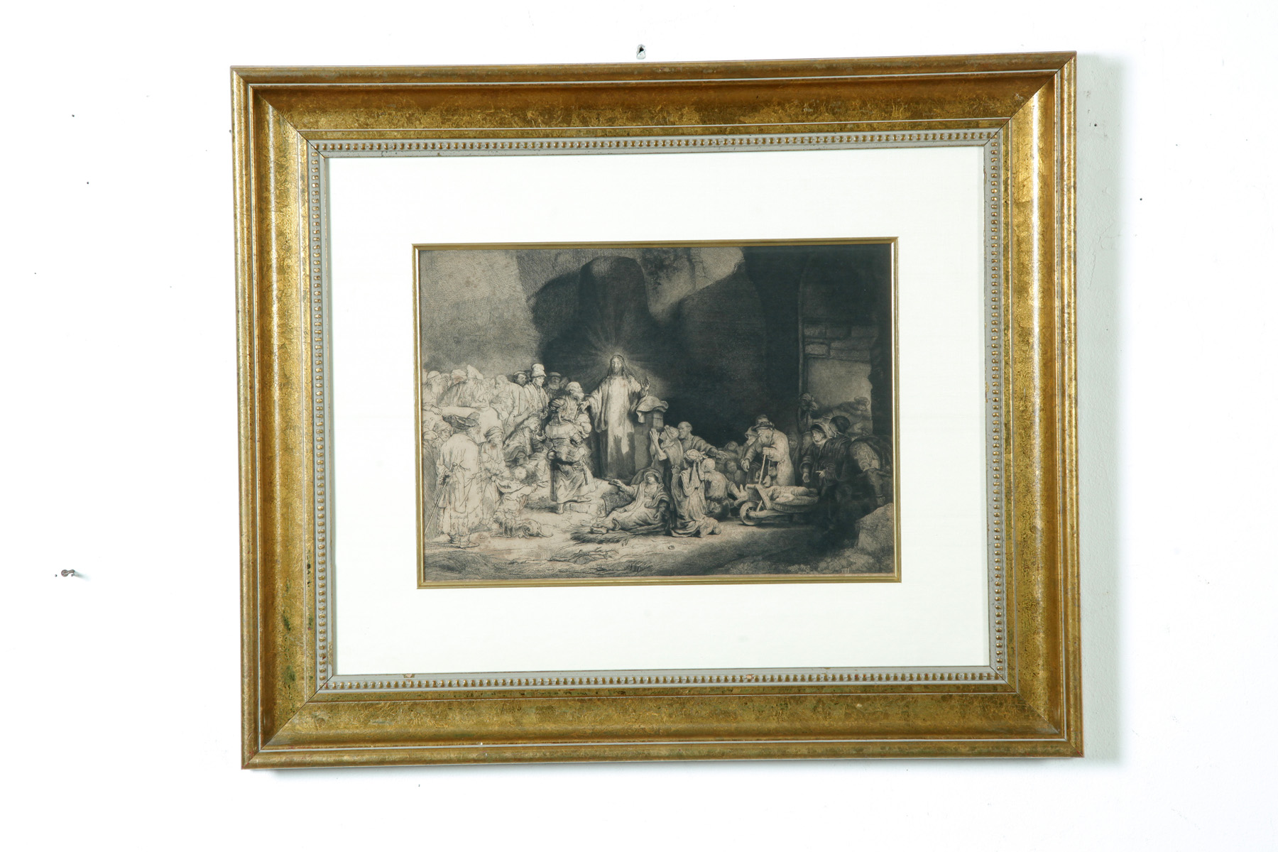 Appraisal: THE HUNDRED GUILDER PRINT AFTER REMBRANDT HOLLAND - Heliogravure by