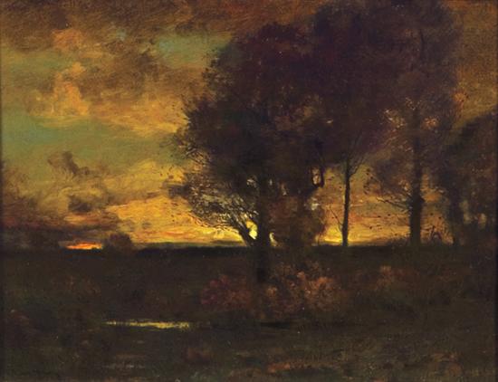 Appraisal: MURPHY JOHN FRANCIS American - ''Evening'' oil on canvas x