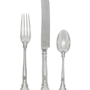 Appraisal: An American Silver Flatware Service Gorham Mfg Co Providence RI