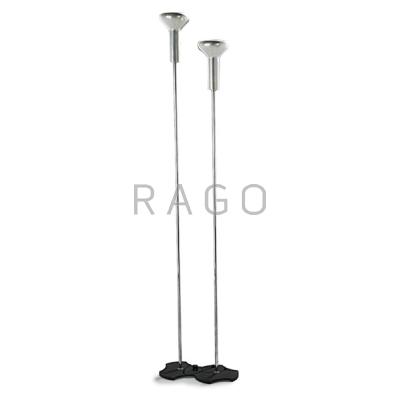 Appraisal: GINO SARFATTI - ARTELUCE Pair of floor lamps no Italy