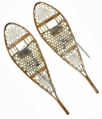 Appraisal: Vintage snowshoes W F Tubbs Co Norway Maine marked x