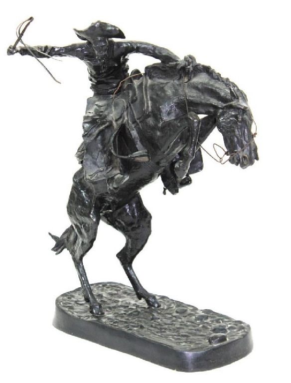 Appraisal: Frederic Remington Bronco Buster Bronze Frederic Remington Bronco Buster Bronze