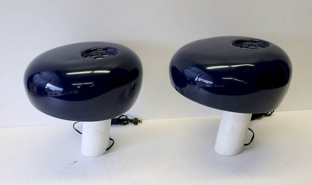 Appraisal: Achille Pier Giacomo Castiglioni Snoopy Lamps Manufactured by Floss with