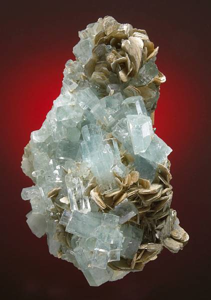 Appraisal: Aquamarine on Muscovite Chumar Bakhoor nagar Gilgit District Northern Areas