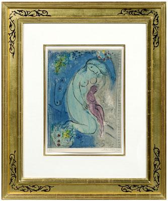 Appraisal: Marc Chagall lithograph Russian French - Quai aux fleurs H