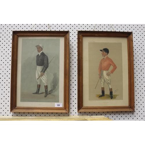 Appraisal: Pair of Vanity Fair Spy lithographs each approx cm x