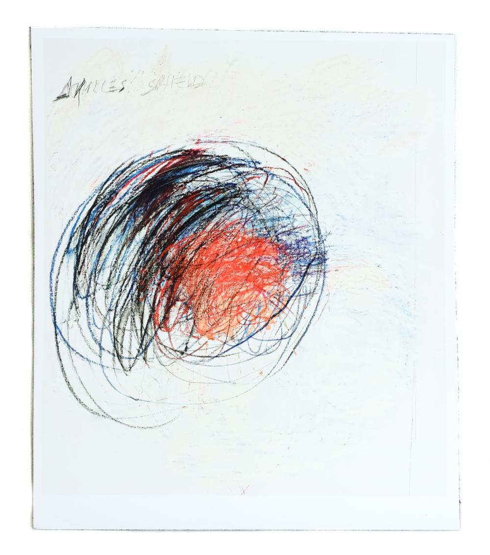 Appraisal: CY TWOMBLY SHIELD OF ACHILLES OFFSET LITHOGRAPHCy Twombly American -