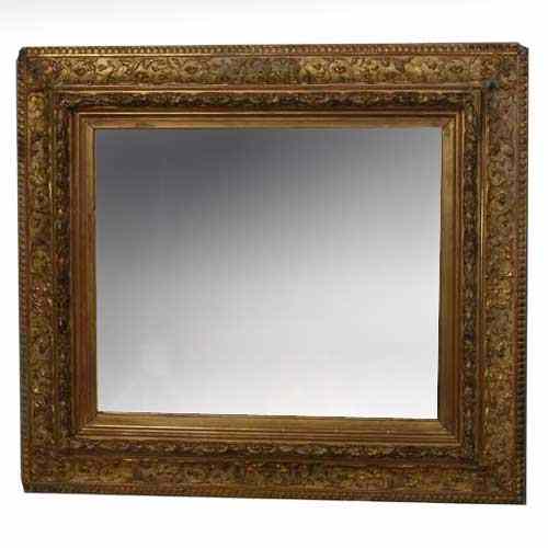 Appraisal: A French Napoleon III Giltwood and Gesso Wall Mirror circa