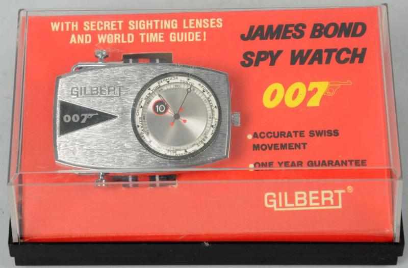 Appraisal: James Bond Character Spy Watch Circa Made by Gilbert Appears