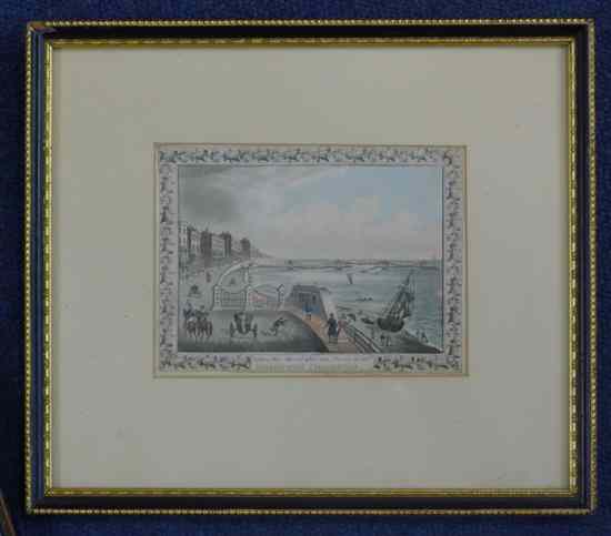 Appraisal: W Scott engraving Brighton beach IOB x in and fourteen