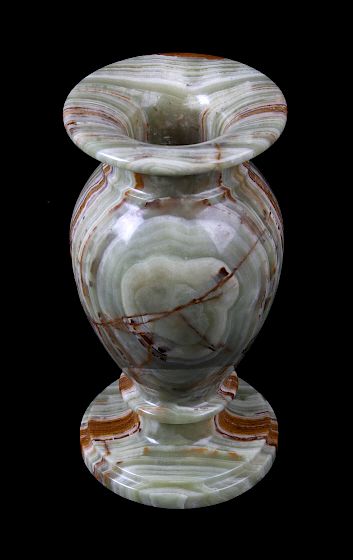 Appraisal: Antique Rainforest Rhyolite Vase Featured in this lot we have