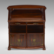 Appraisal: Louis Majorelle EPIS DE BL BUFFET France c mahogany gilt