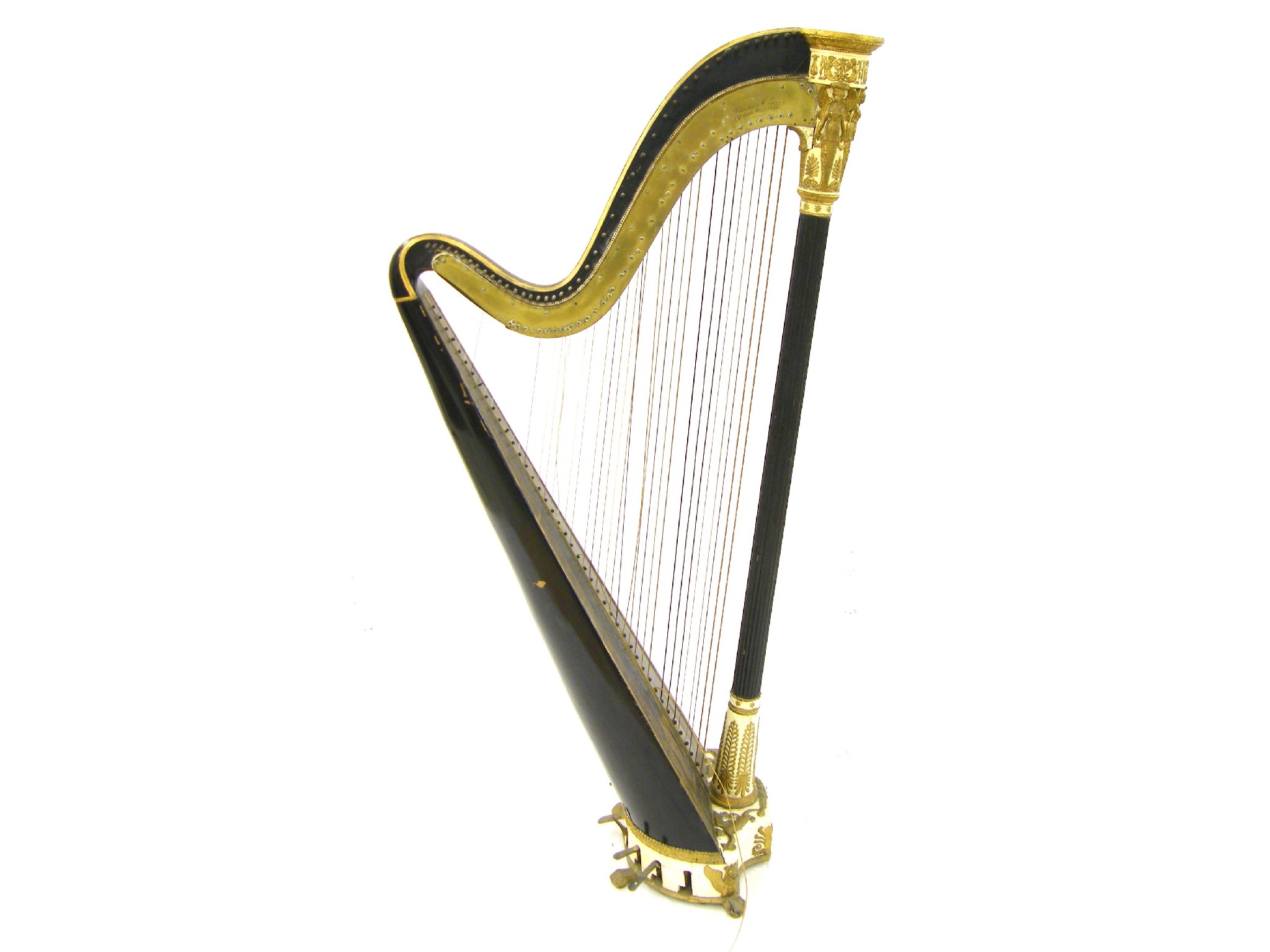 Appraisal: Early th century Erard harp inscribed Sebastian Erard's Patent Harp